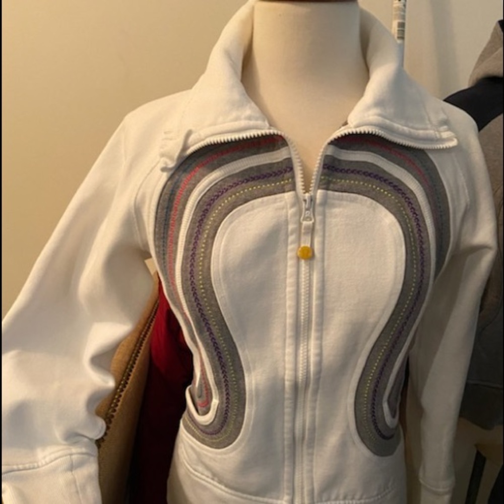Lululemon zipped scuba sweatshirt.